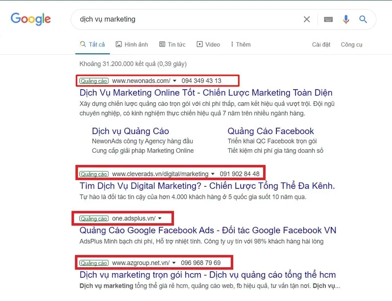 Hướng dẫn từng bước tạo chiến dịch quảng cáo Google Search