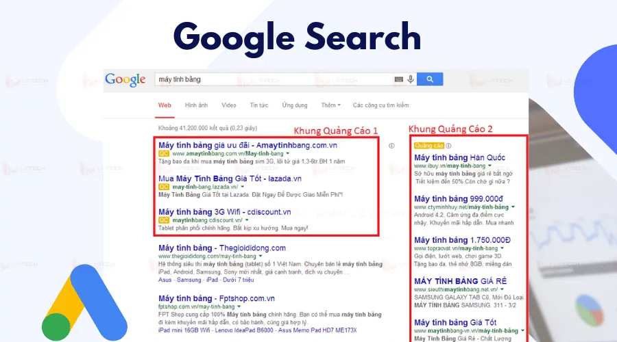 Quảng cáo Google Search hoạt động như thế nào?